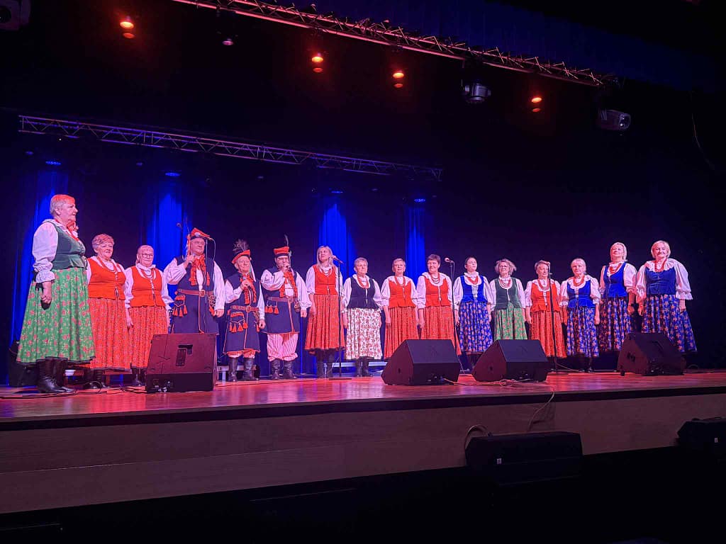 występ zespołu na scenie