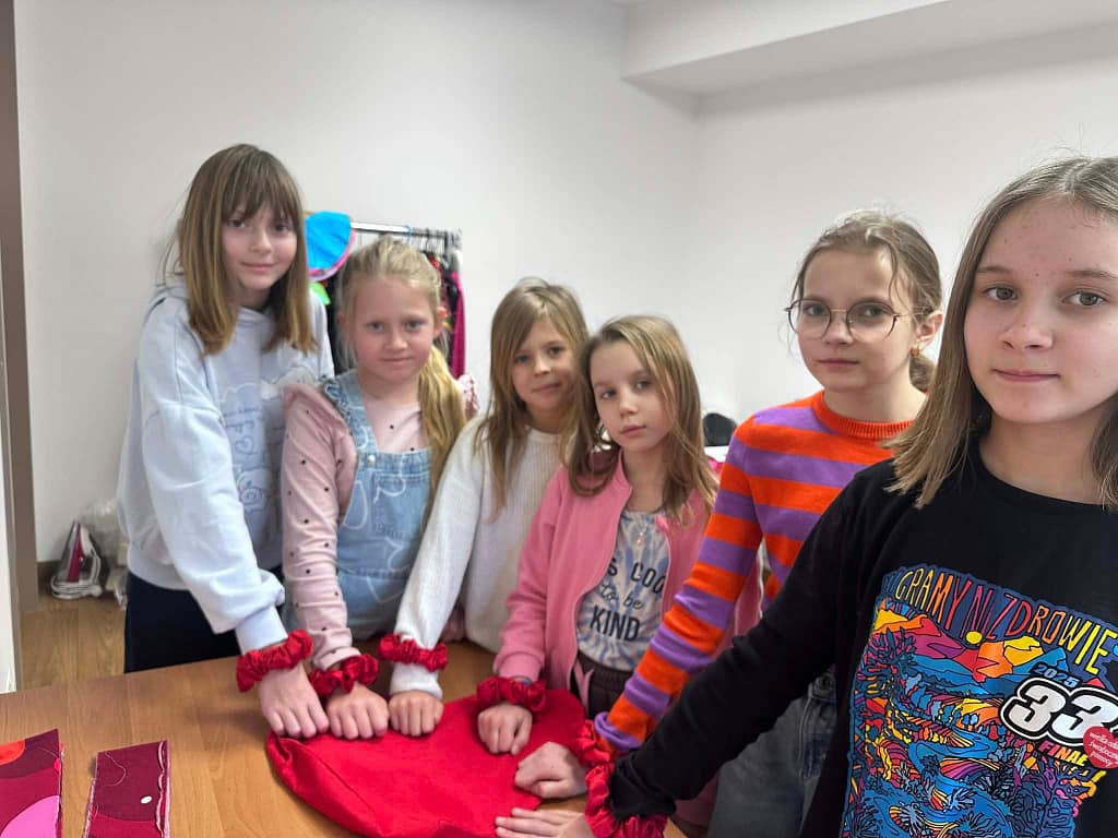 serce zrobione przez uczestników