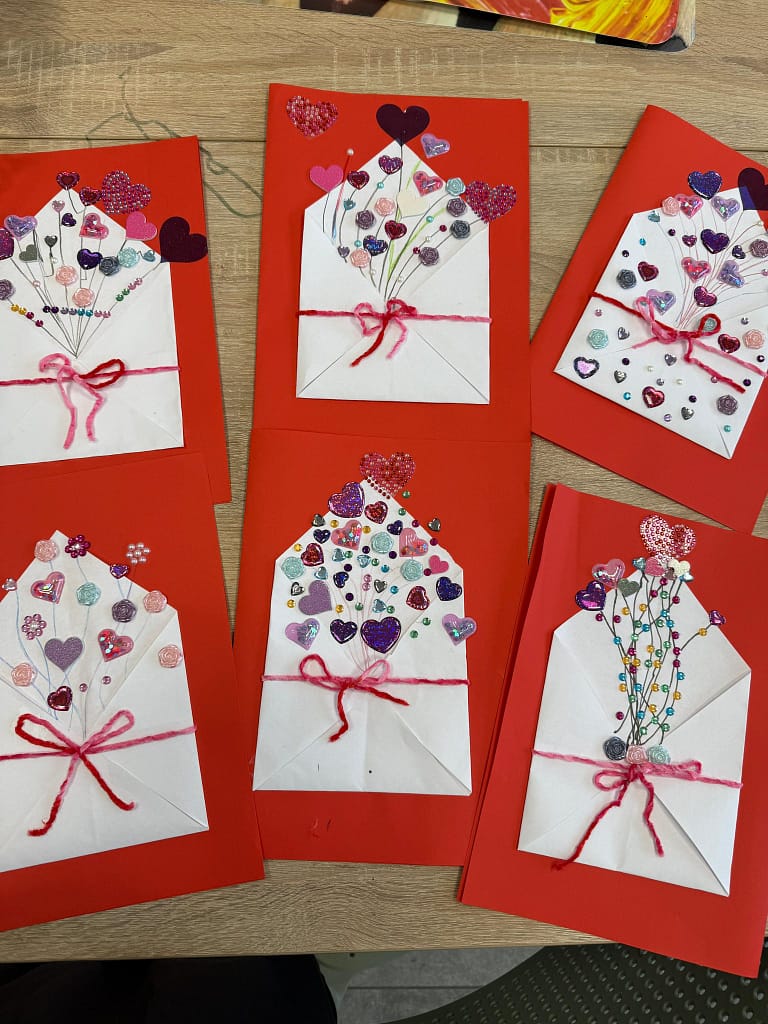 serce zrobione przez uczestników